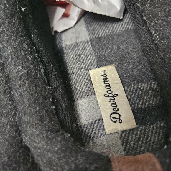 Dearfoams wool blend slip on slippers size Medium (9 - 10) - Picture 9 of 9